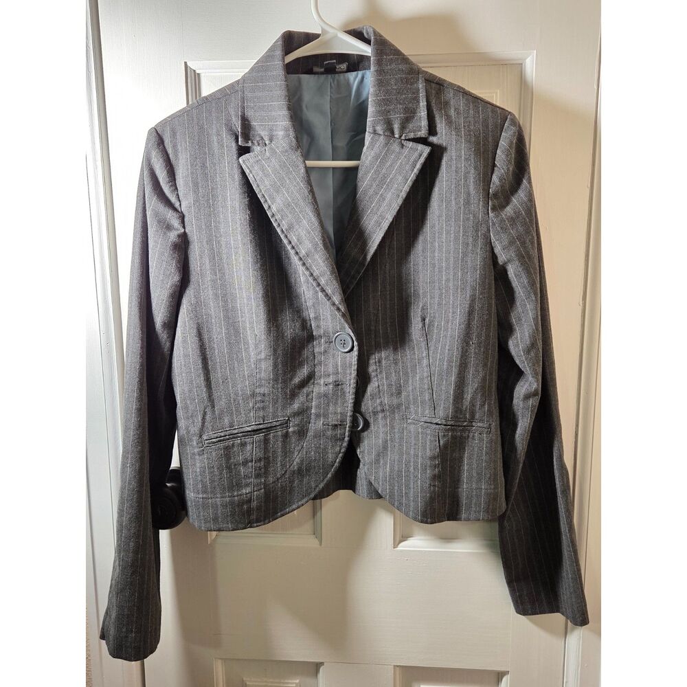 Women's Zinc Size Medium Grey Suit Jacket